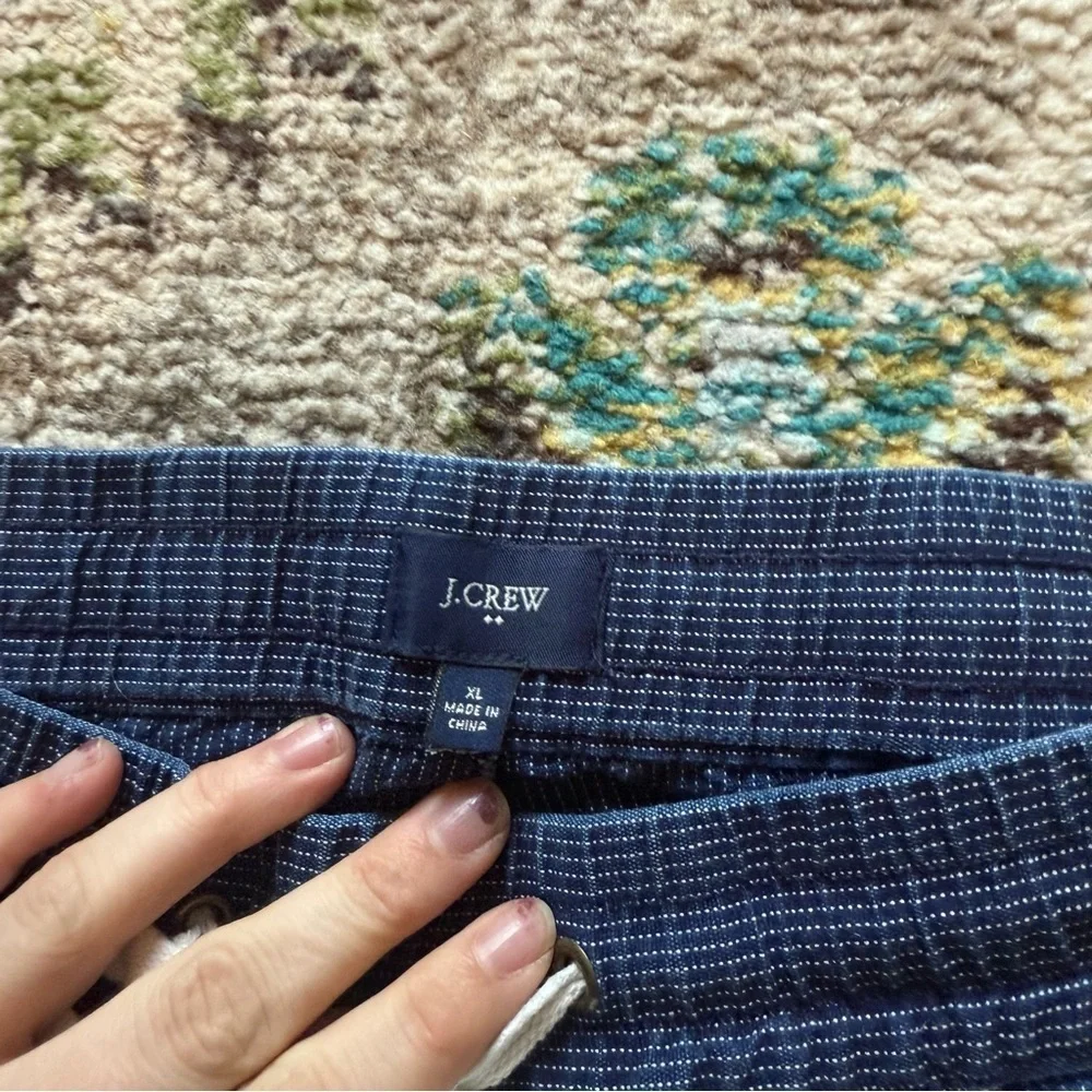 J.Crew Men’s Textured Cotton Jogger Pants – XL